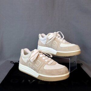 Givenchy 38 Beige & White Suede G4 Sneaker